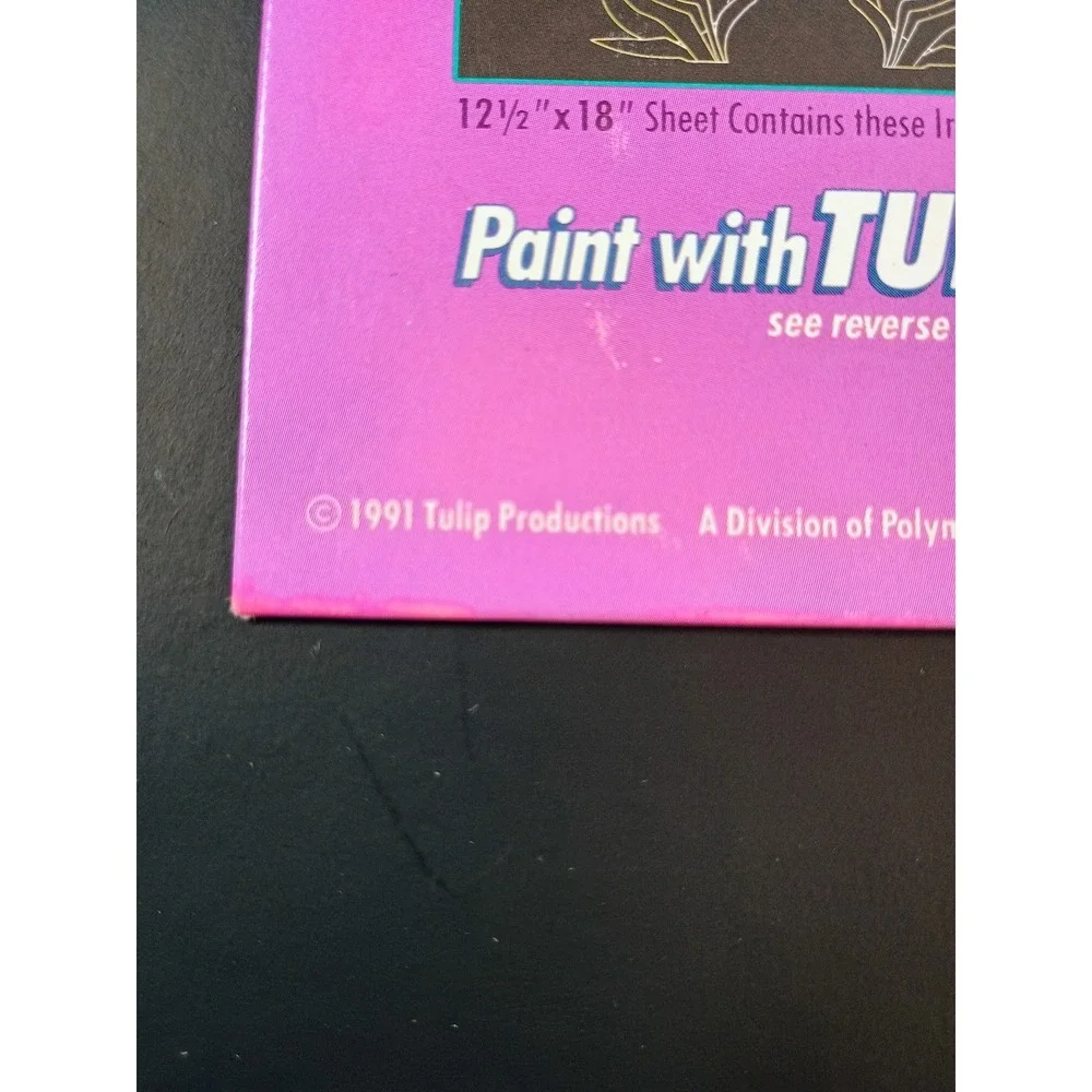 Vtg Tulip Brite Ideas Bird of Paradise‎ Iron On Transfer DT1 Dark Fabric Denim